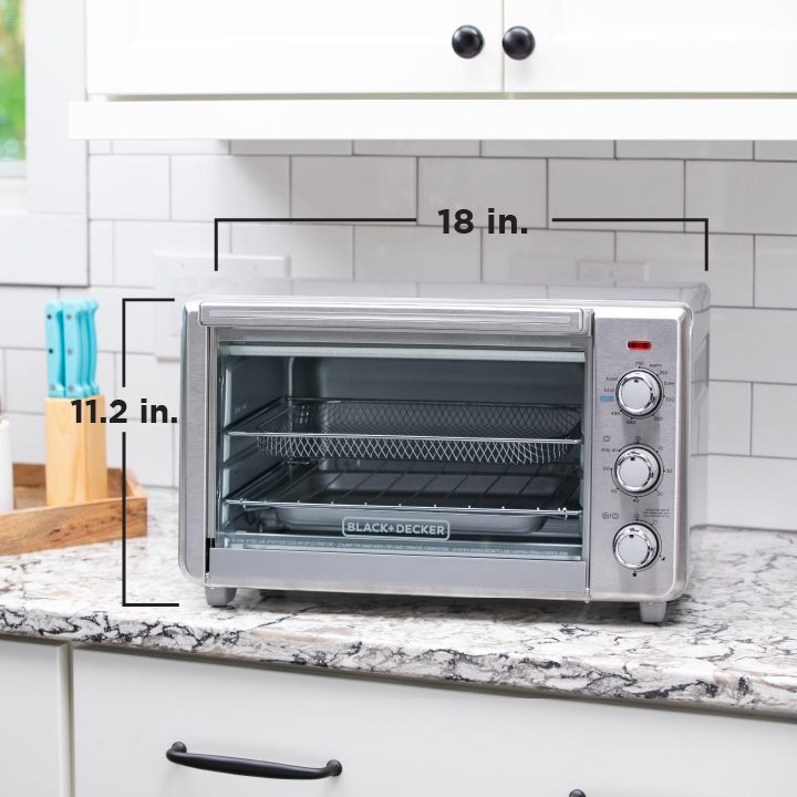 Black and decker crisp n bake 6 slice toaster oven store